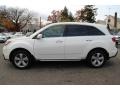 Aspen White Pearl 2011 Acura MDX Technology Exterior