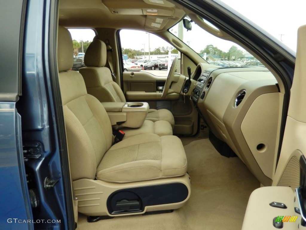 2006 F150 XLT SuperCrew 4x4 - Medium Wedgewood Blue Metallic / Tan photo #18