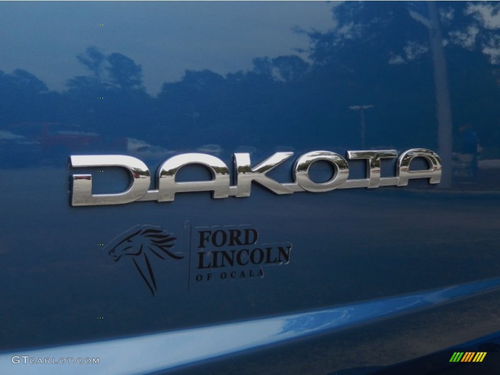 2006 Dakota ST Quad Cab - Atlantic Blue Pearl / Medium Slate Gray photo #9
