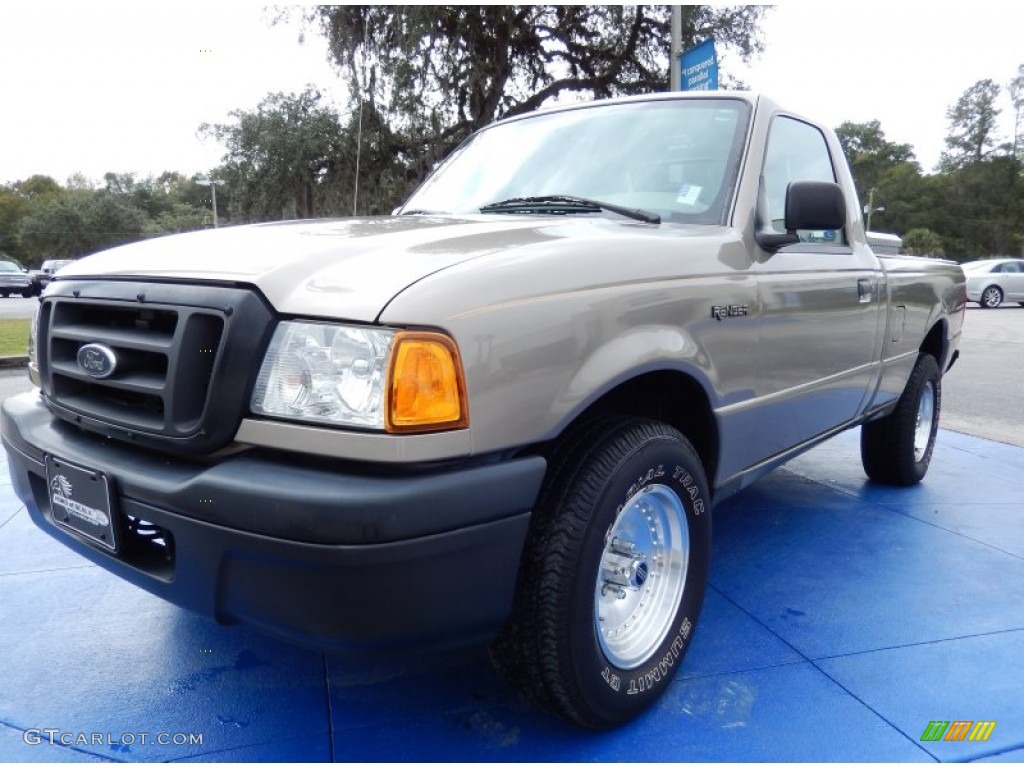 2004 Ranger XL Regular Cab - Arizona Beige Metallic / Medium Pebble photo #1