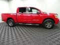 2005 Red Alert Nissan Titan SE Crew Cab 4x4  photo #3