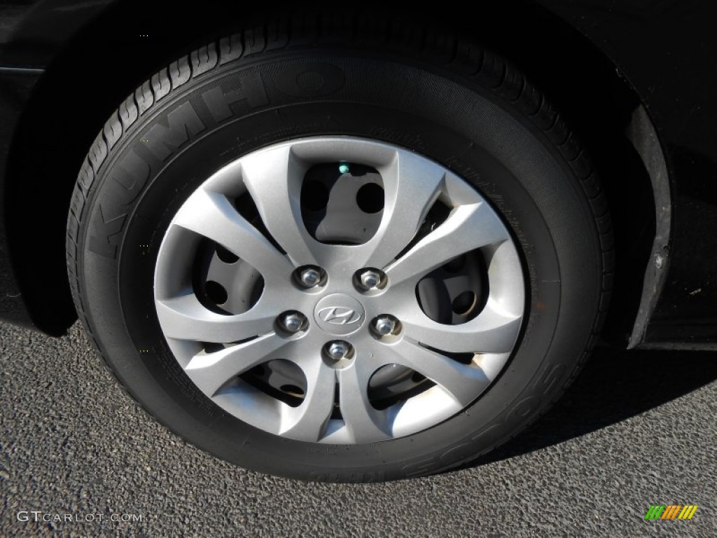 2010 Elantra GLS - Ebony Black / Beige photo #21
