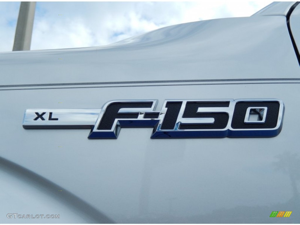 2014 F150 XL Regular Cab 4x4 - Ingot Silver / Steel Grey photo #5