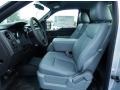Steel Grey 2014 Ford F150 XL Regular Cab 4x4 Interior Color