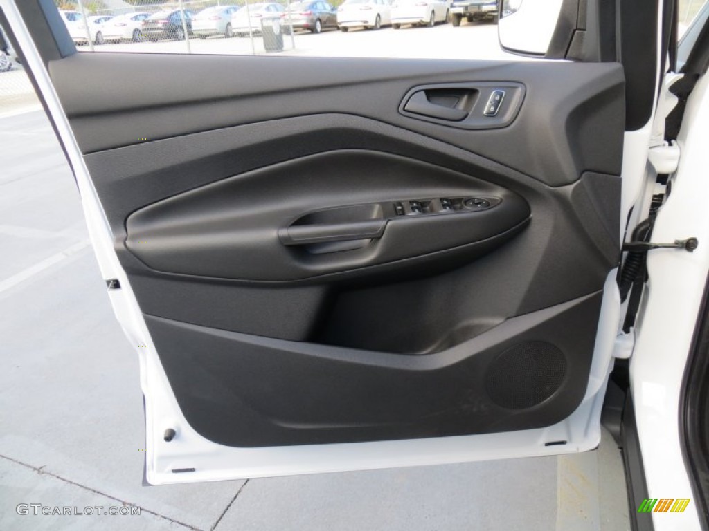 2014 Escape S - Oxford White / Charcoal Black photo #22