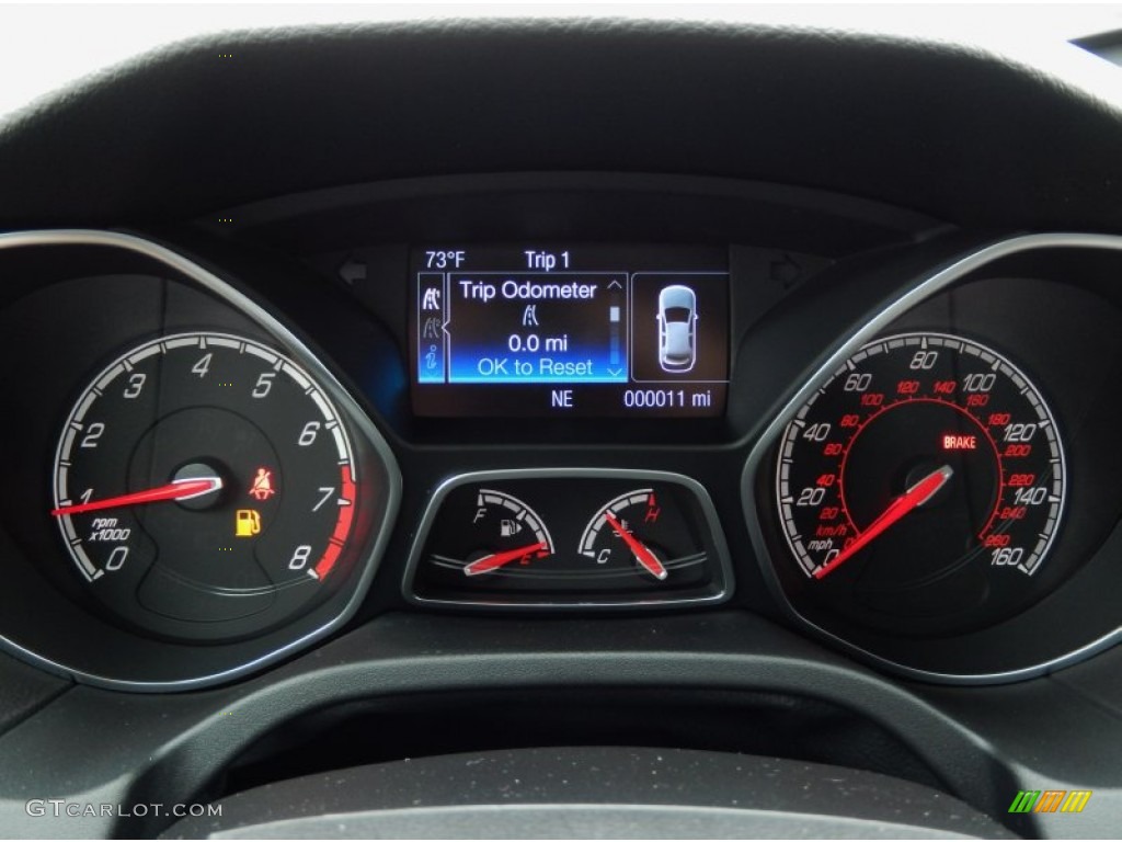 2014 Ford Focus ST Hatchback Gauges Photo #88142486