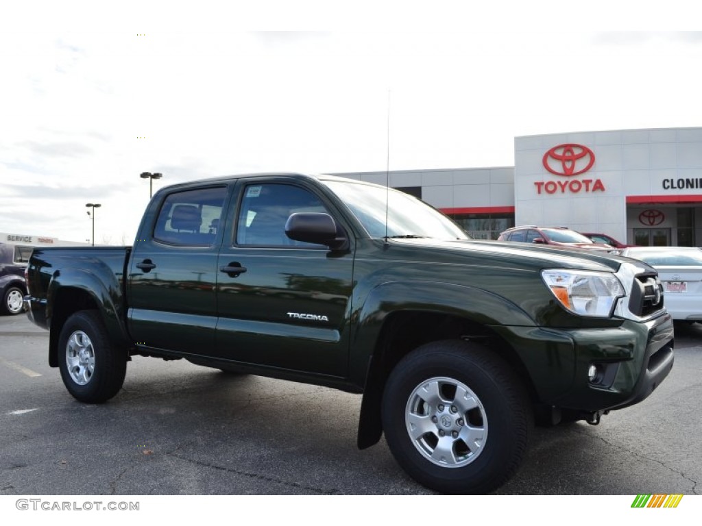 2014 Tacoma V6 Prerunner Double Cab - Spruce Green Mica / Graphite photo #1