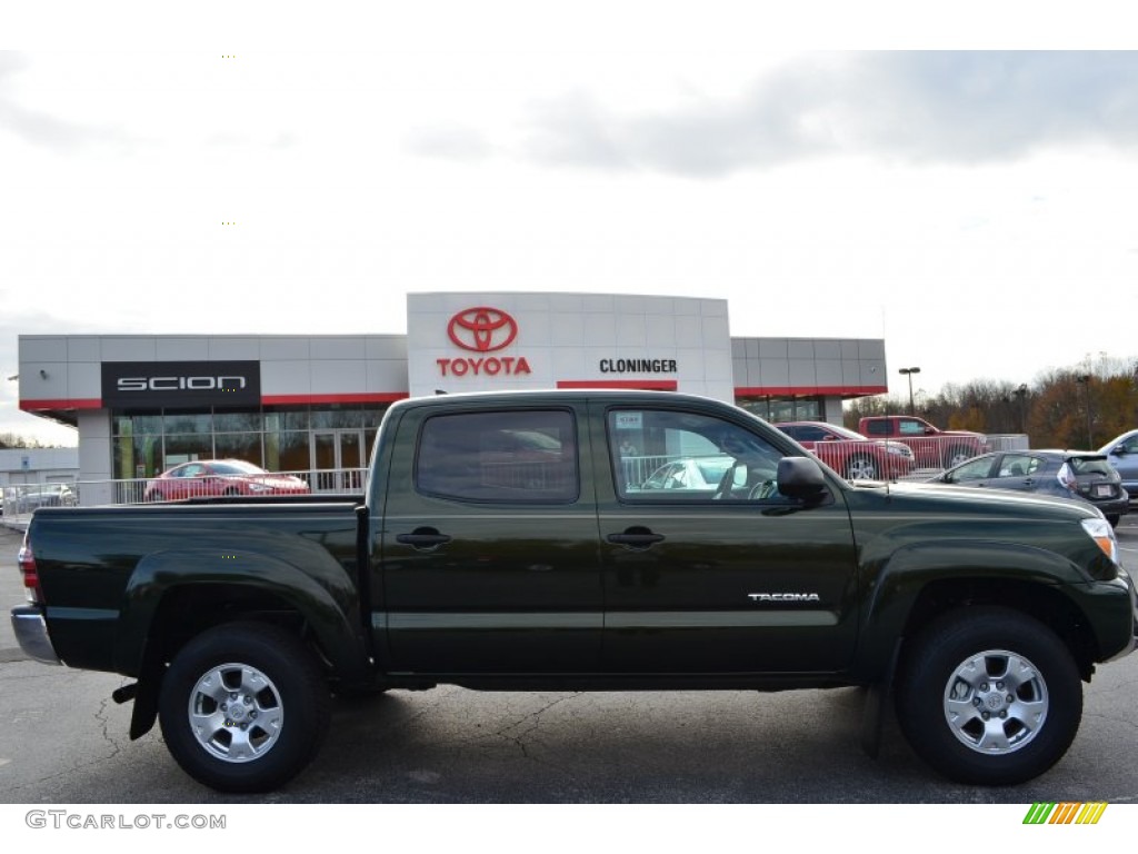 2014 Tacoma V6 Prerunner Double Cab - Spruce Green Mica / Graphite photo #2
