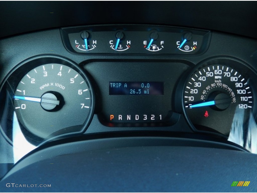 2014 Ford F150 XL Regular Cab 4x4 Gauges Photo #88142787