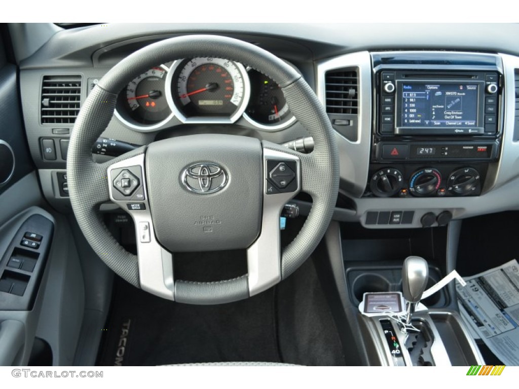 2014 Tacoma V6 Prerunner Double Cab - Spruce Green Mica / Graphite photo #12