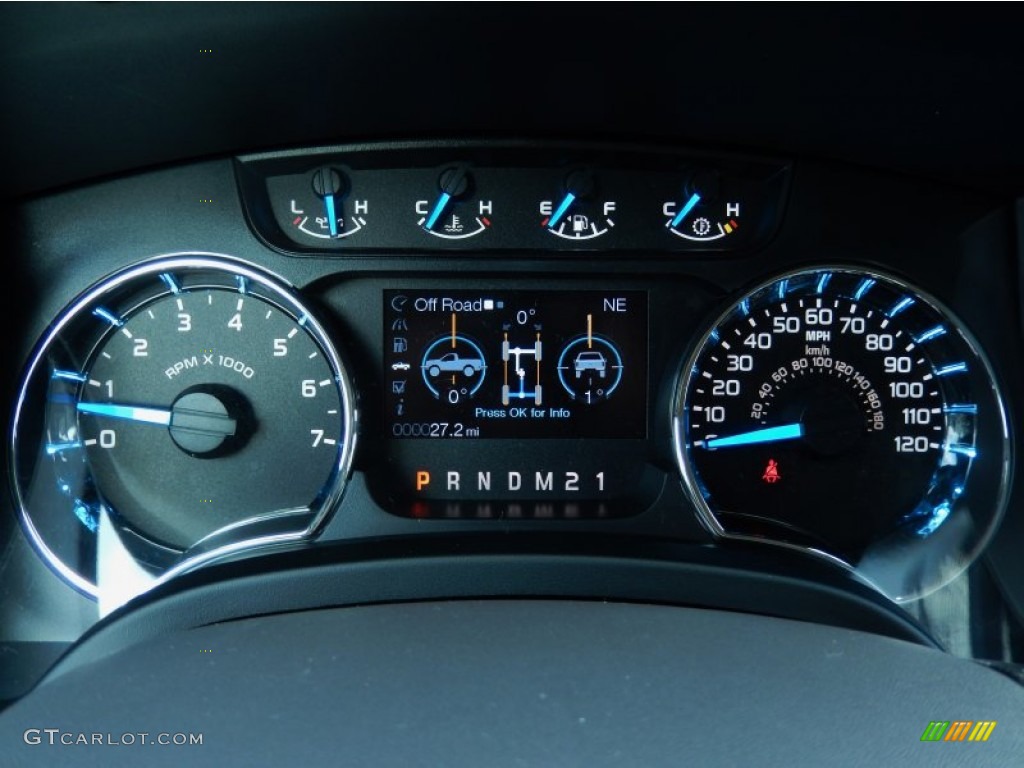 2014 Ford F150 XLT SuperCrew 4x4 Gauges Photo #88143116