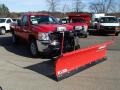 Victory Red - Silverado 3500HD WT Regular Cab 4x4 Plow Truck Photo No. 4