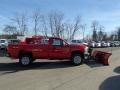 Victory Red - Silverado 3500HD WT Regular Cab 4x4 Plow Truck Photo No. 5