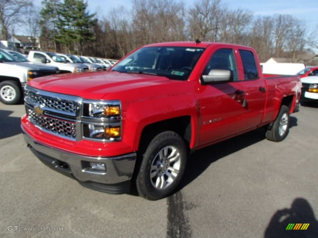 2014 Silverado 1500 LT Double Cab 4x4 - Victory Red / Jet Black photo #2