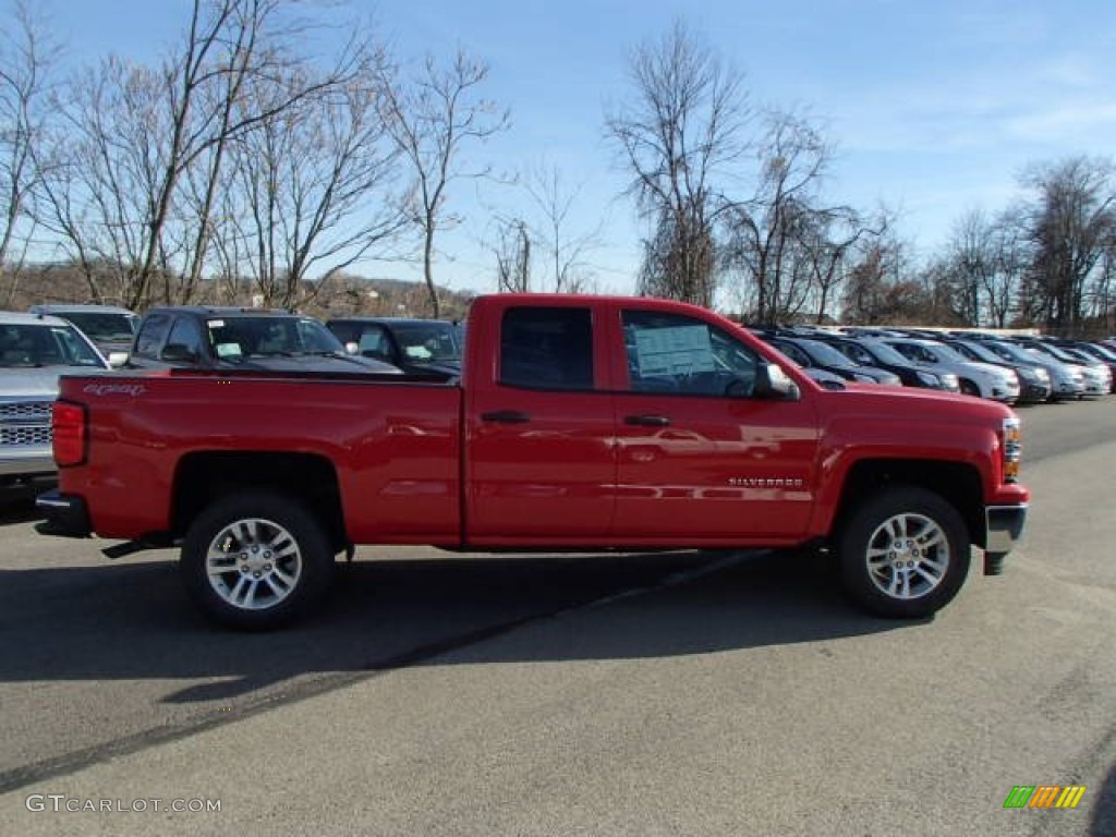 2014 Silverado 1500 LT Double Cab 4x4 - Victory Red / Jet Black photo #5