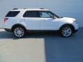 2014 White Platinum Ford Explorer XLT  photo #3