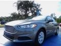 2014 Sterling Gray Ford Fusion S  photo #1