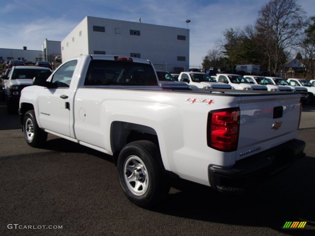 2014 Silverado 1500 WT Regular Cab 4x4 - Summit White / Jet Black/Dark Ash photo #8