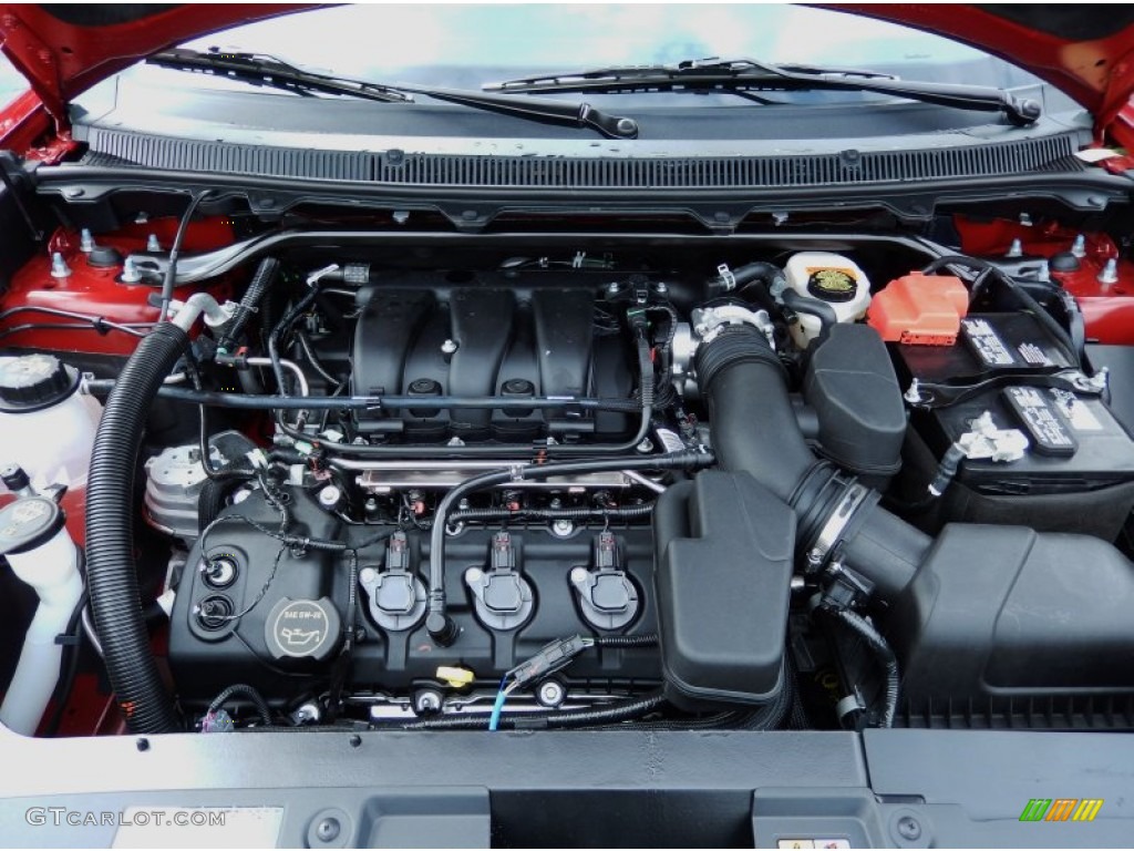 2014 Ford Flex SEL 3.5 Liter DOHC 24-Valve Ti-VCT V6 Engine Photo #88144706
