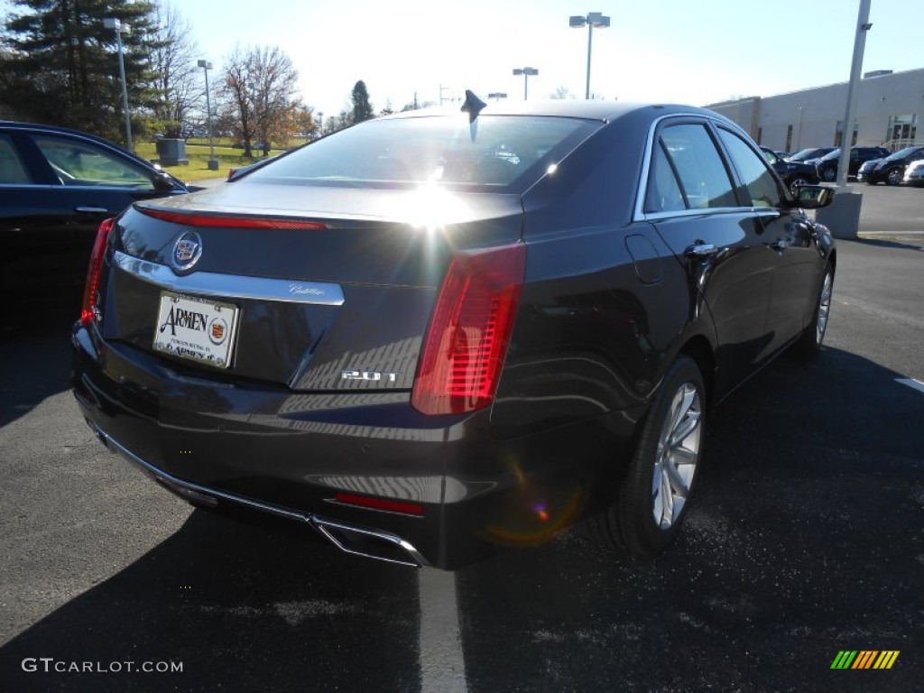 2014 CTS Luxury Sedan AWD - Majestic Plum Metallic / Light Cashmere/Medium Cashmere photo #5