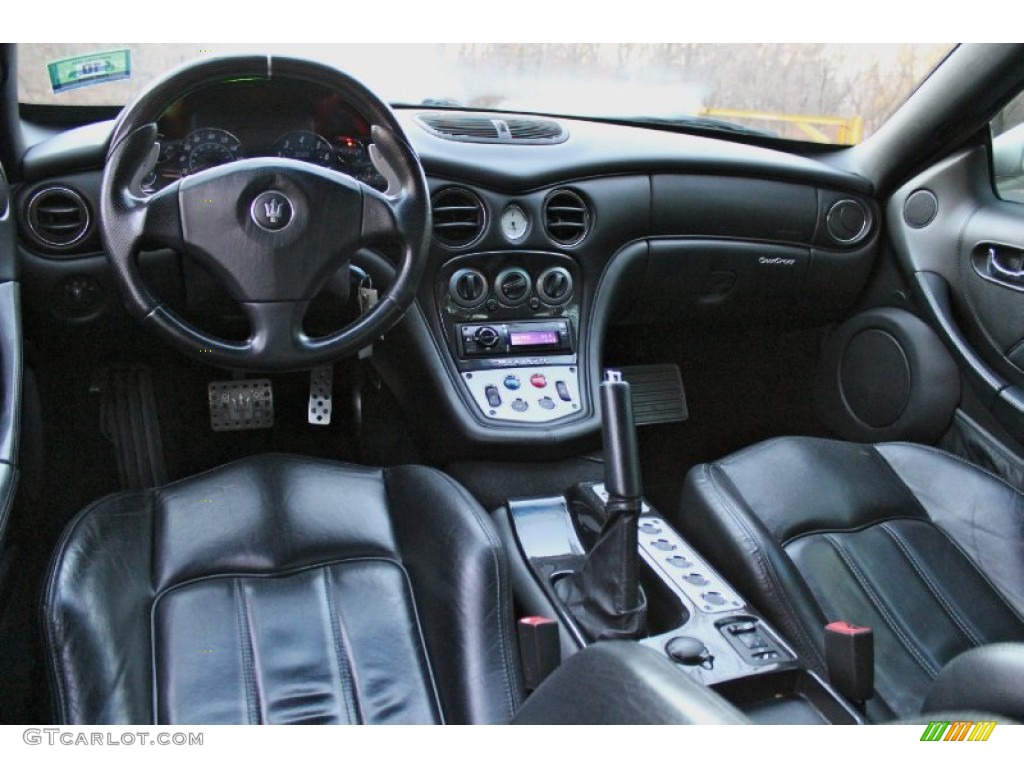 Nero (Black) Interior 2006 Maserati GranSport Coupe Photo #88145732