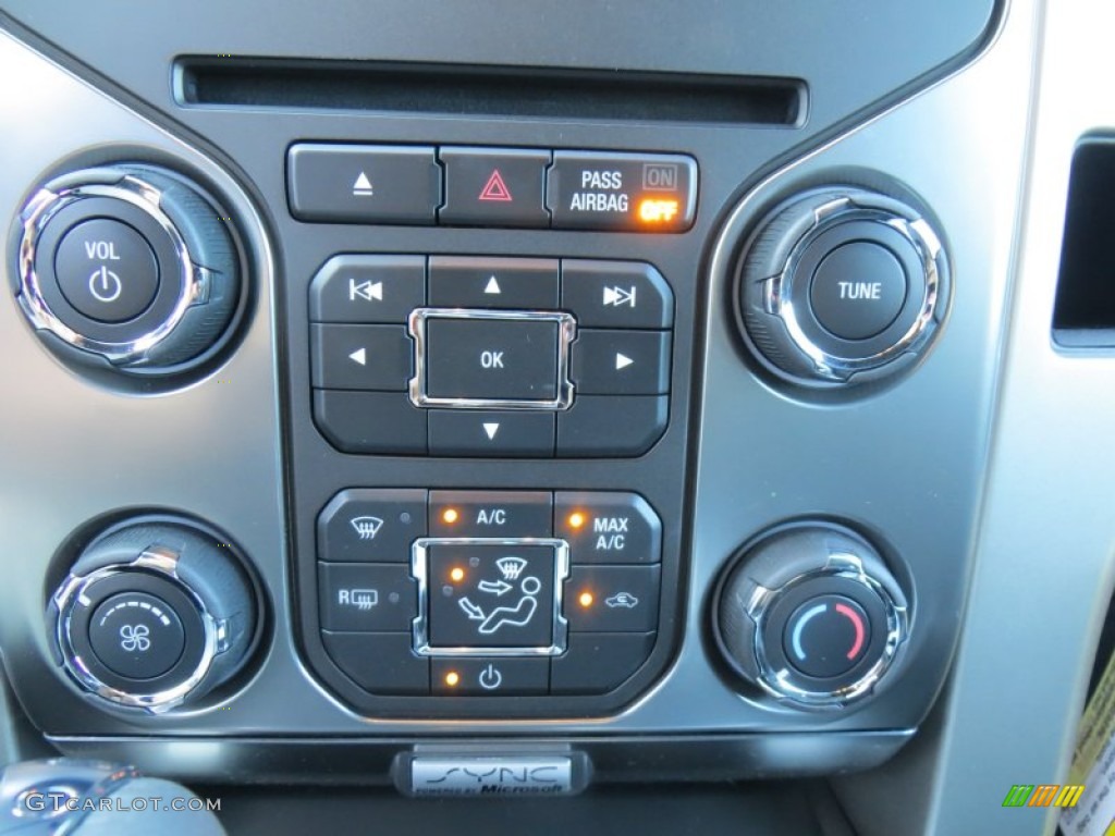 2014 Ford F150 FX4 SuperCrew 4x4 Controls Photo #88146512
