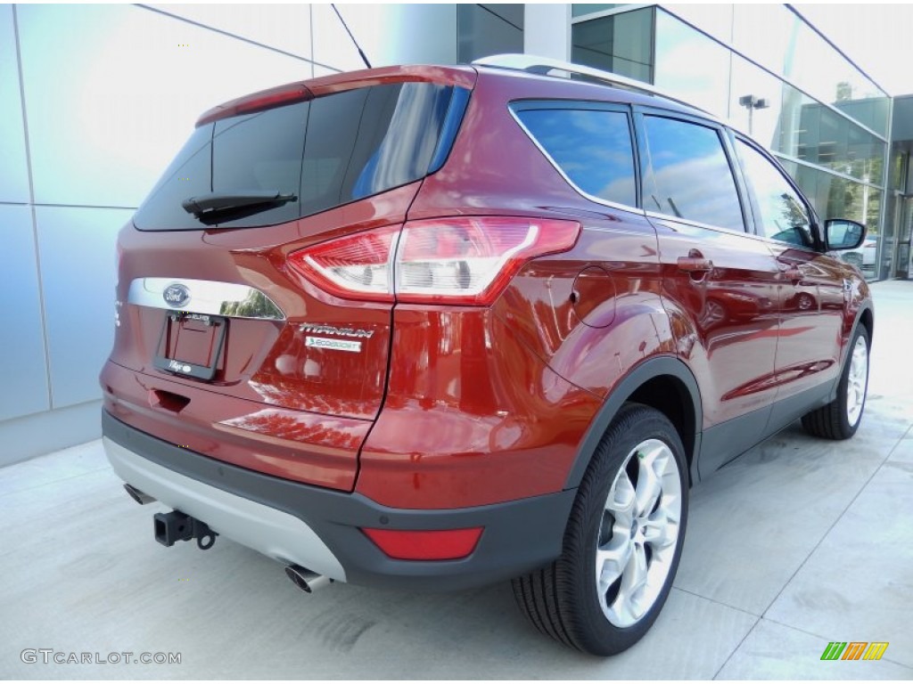 2014 Escape Titanium 2.0L EcoBoost - Sunset / Medium Light Stone photo #3