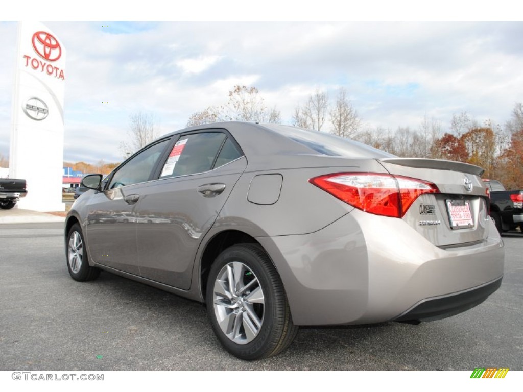 2014 Corolla LE Eco - Brown Sugar Metallic / Ivory photo #26