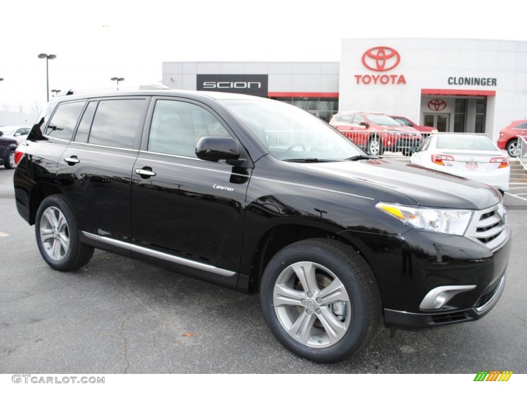 2013 Highlander Limited - Black / Ash photo #1