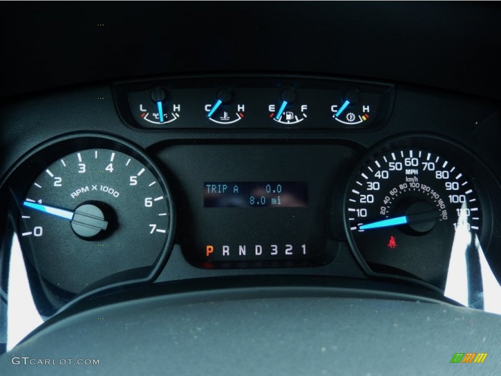 2013 Ford F150 XL Regular Cab 4x4 Gauges Photo #88147475