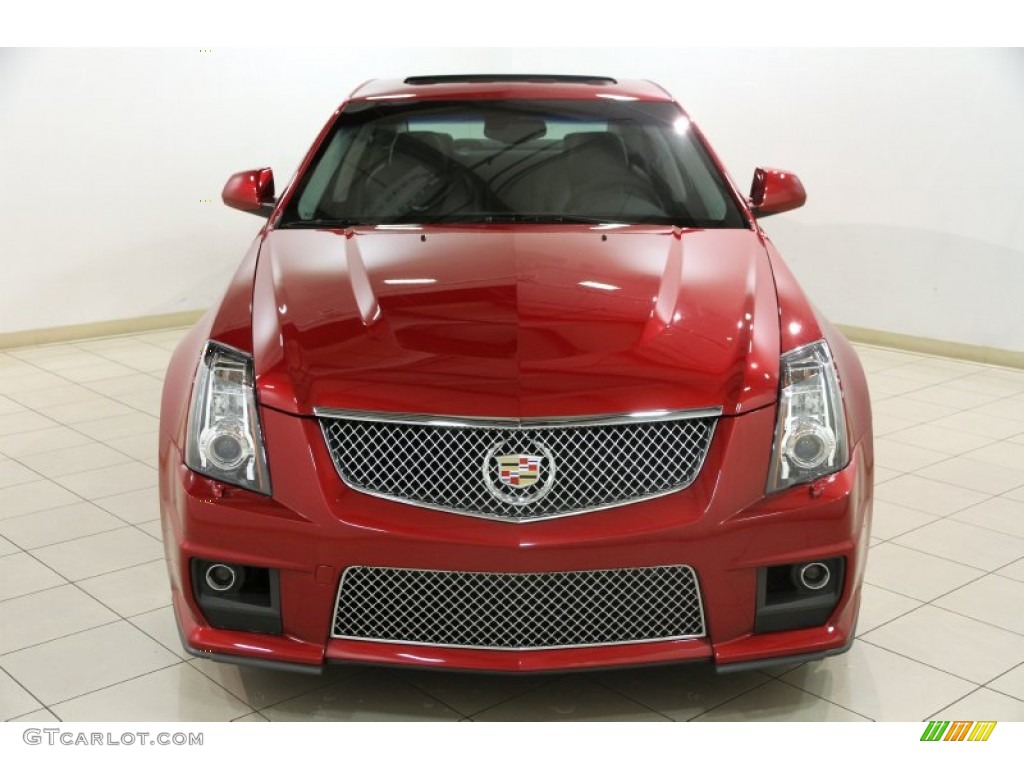 Crystal Red Tintcoat 2012 Cadillac CTS -V Sedan Exterior Photo #88147529