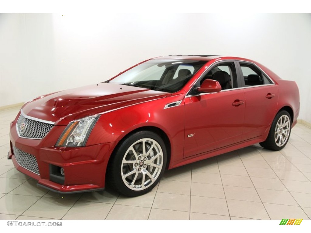 Crystal Red Tintcoat 2012 Cadillac CTS -V Sedan Exterior Photo #88147547