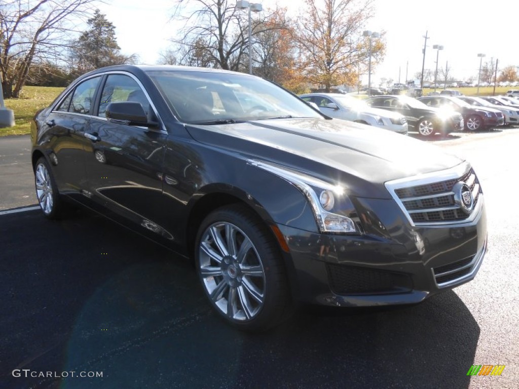 Phantom Gray Metallic 2014 Cadillac ATS 2.0L Turbo AWD Exterior Photo #88147862