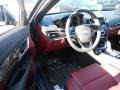 Morello Red/Jet Black Interior Photo for 2014 Cadillac ATS #88147973