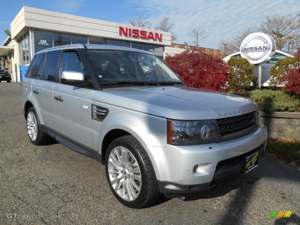 2010 Range Rover Sport HSE - Zermatt Silver / Ebony/Lunar Stitching photo #1