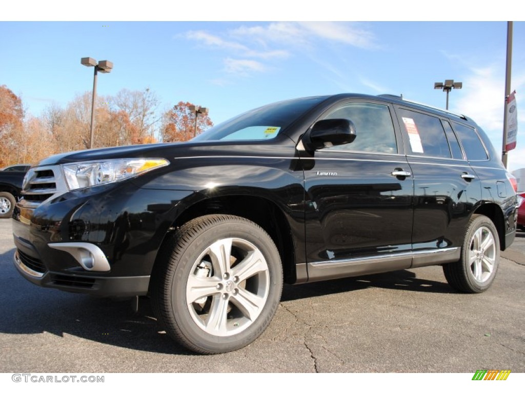 2013 Highlander Limited - Black / Ash photo #3
