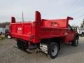 Vermillion Red - F550 Super Duty XL Regular Cab 4x4 Dump Truck Photo No. 8