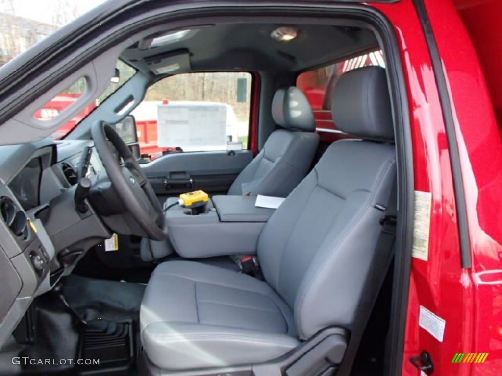 2014 Ford F550 Super Duty XL Regular Cab 4x4 Dump Truck Front Seat Photos