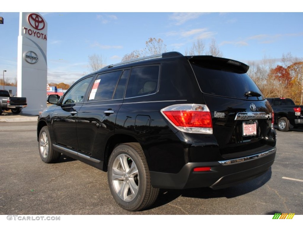 2013 Highlander Limited - Black / Ash photo #38