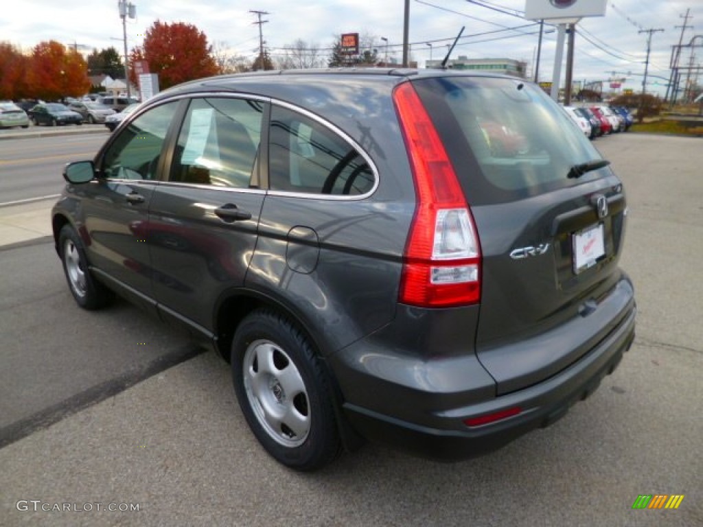 2011 CR-V LX 4WD - Polished Metal Metallic / Black photo #4