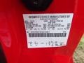 F1: Vermillion Red 2014 Ford F550 Super Duty XL Regular Cab 4x4 Dump Truck Color Code