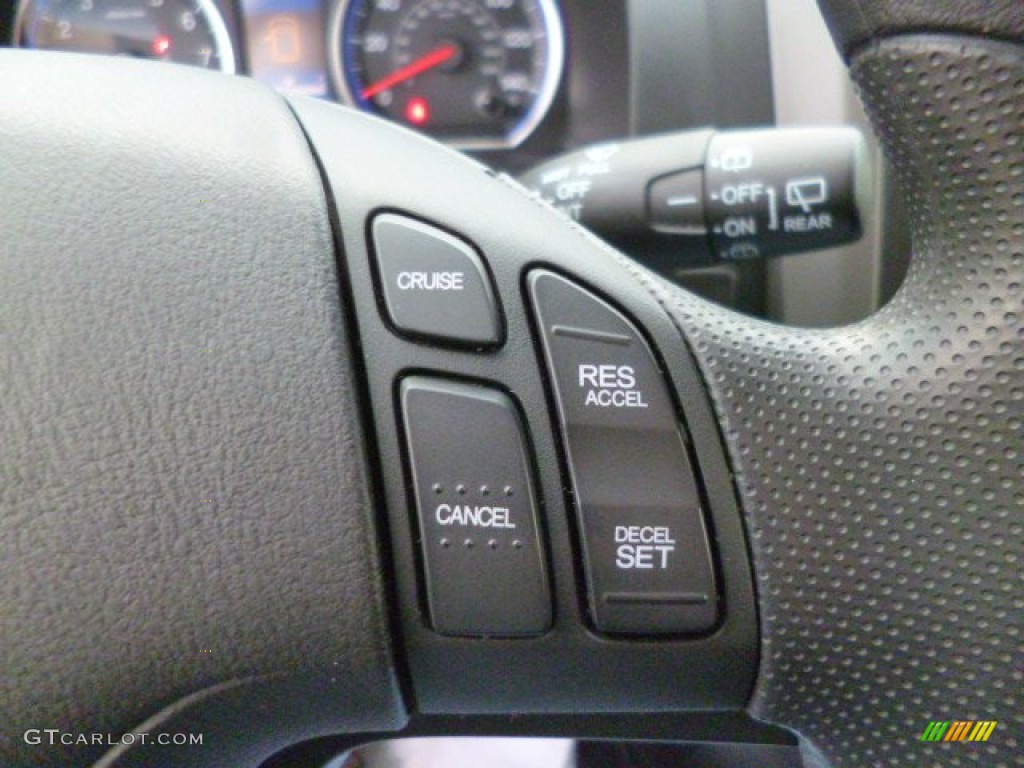 2011 CR-V LX 4WD - Polished Metal Metallic / Black photo #18