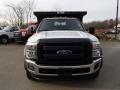 Oxford White - F450 Super Duty XL Regular Cab 4x4 Dump Truck Photo No. 3