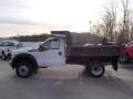 Oxford White - F450 Super Duty XL Regular Cab 4x4 Dump Truck Photo No. 5