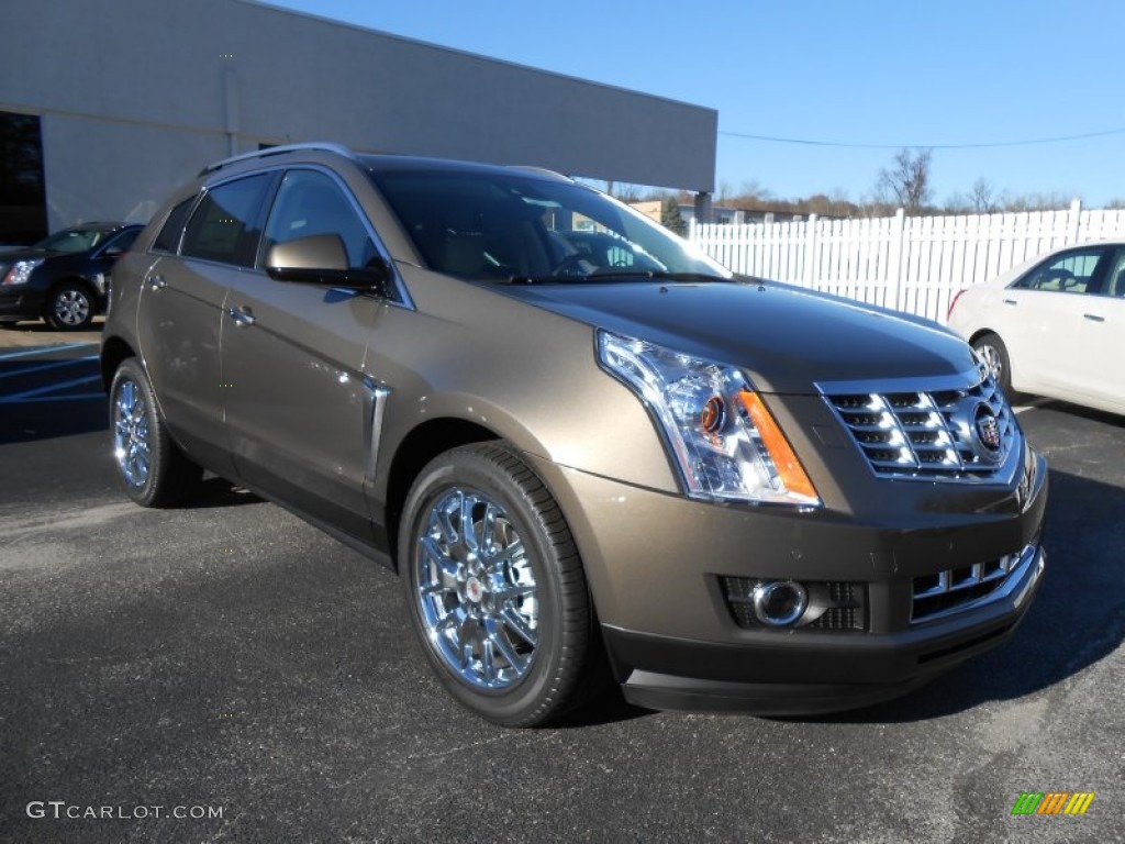 Terra Mocha Metallic 2014 Cadillac SRX Performance AWD Exterior Photo #88149671