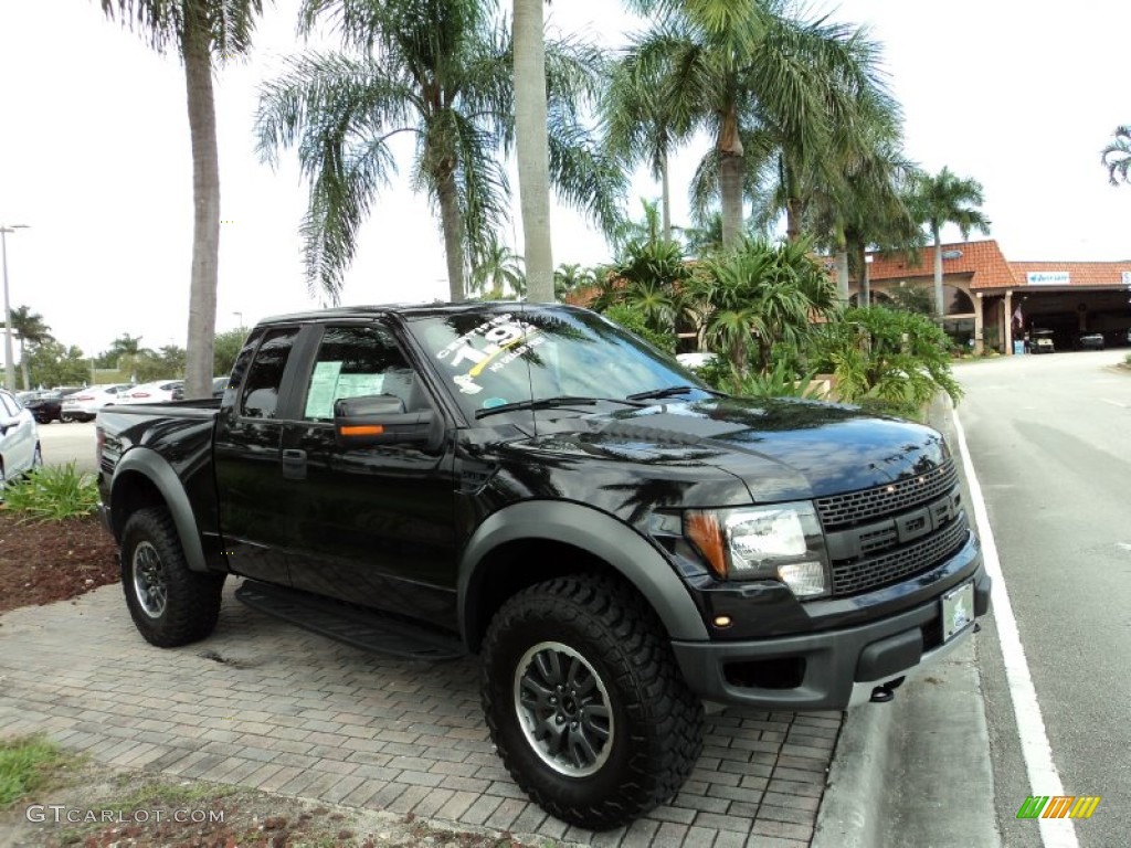 2010 F150 SVT Raptor SuperCab 4x4 - Tuxedo Black / Raptor Black photo #1