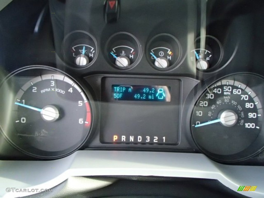 2014 Ford F450 Super Duty XL Regular Cab 4x4 Dump Truck Gauges Photo #88149980
