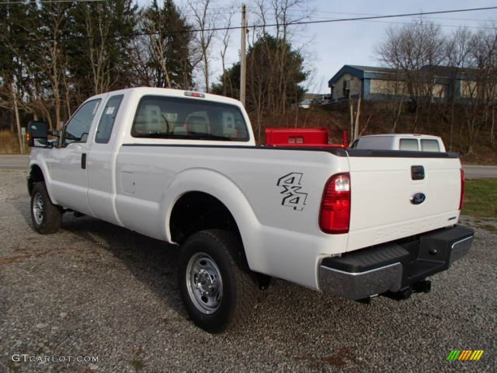 2014 F350 Super Duty XL SuperCab 4x4 - Oxford White / Steel photo #6