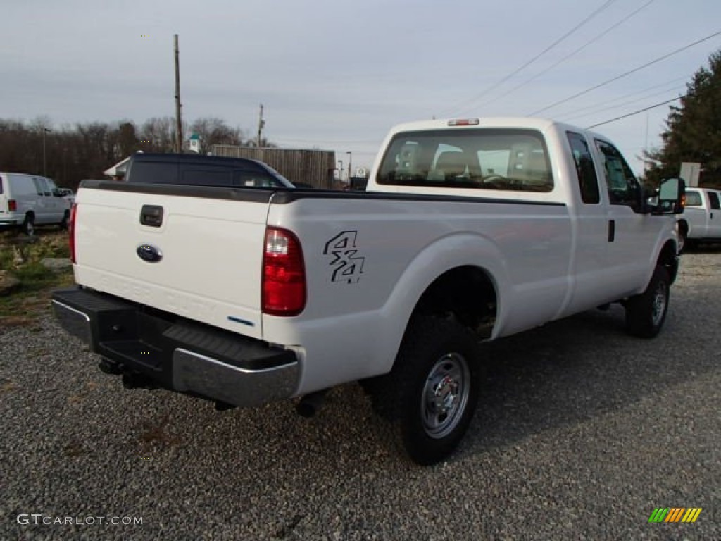 2014 F350 Super Duty XL SuperCab 4x4 - Oxford White / Steel photo #8