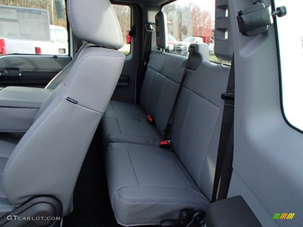 2014 F350 Super Duty XL SuperCab 4x4 - Oxford White / Steel photo #11